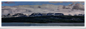 A long view of the high plateau of Norway where winters can be the harshest imaginable.